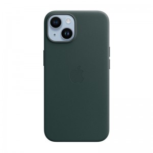 Capa Pele Apple iPhone 14 MagSafe Forest Green